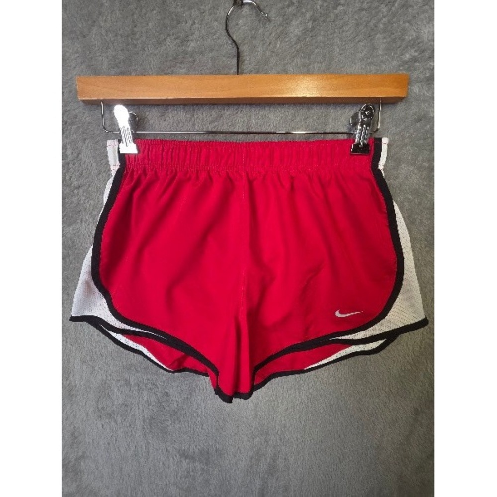 Nike Dri-FIT Running Shorts Women's Medium Red Athletic Gym Workout